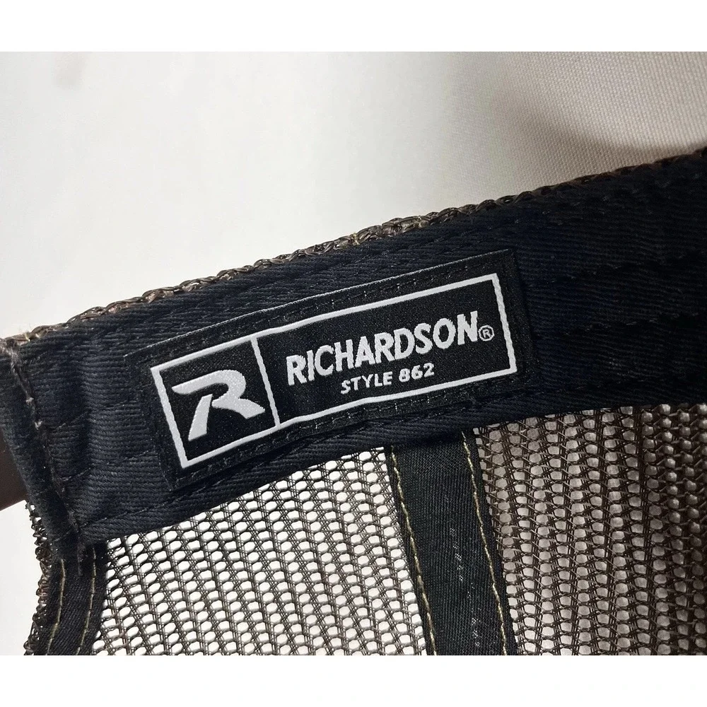 Richardson Snapback Hat Cap‎ BoardHouse Surf Skate Camo Mesh Trucker 6 Panel